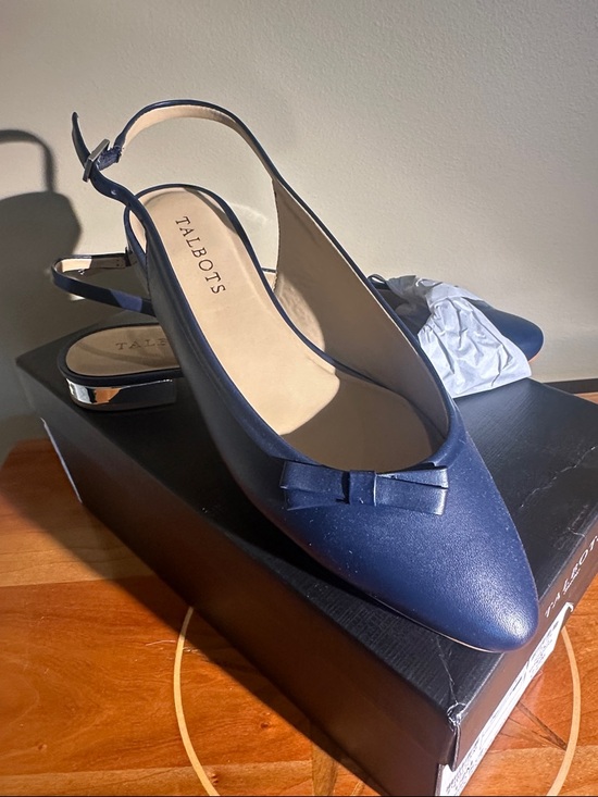 Talbots Shoes - Talbots Edison Binding Bow Shoe.
